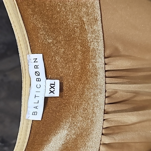 Baltic Born Gold Velvet Maxi Dress  XXL - Picture 3 of 7